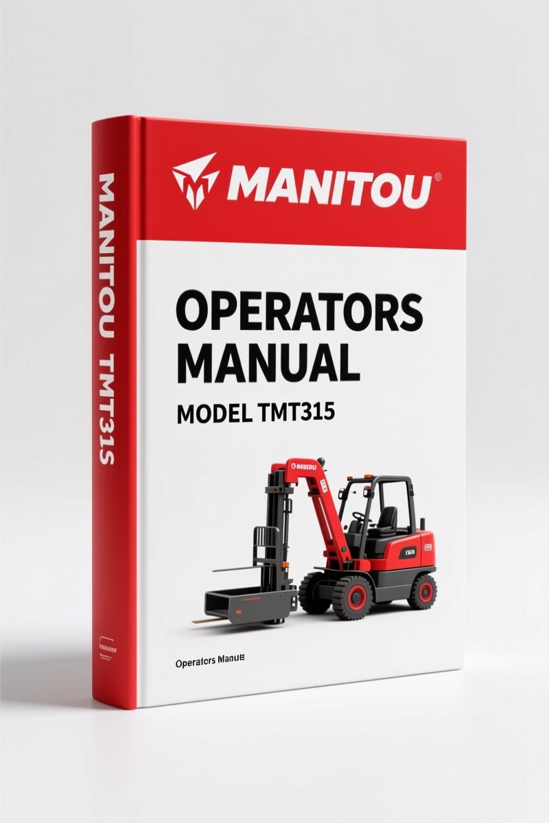 Manitou TMT315 1999 Operators Manual – 86-Page Factory Safety Guide