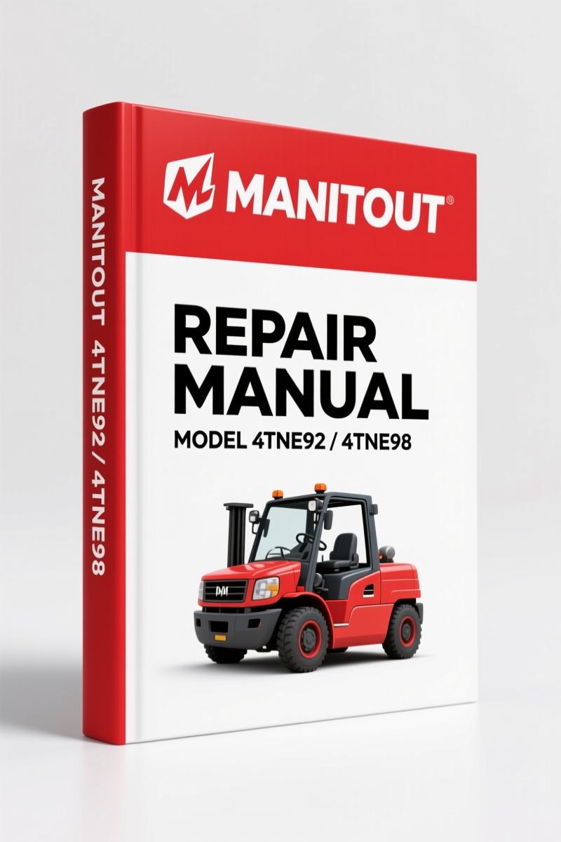 Manitout 4TNE92, 4TNE98 2011 Repair Manual – 282 Pages OEM Specs