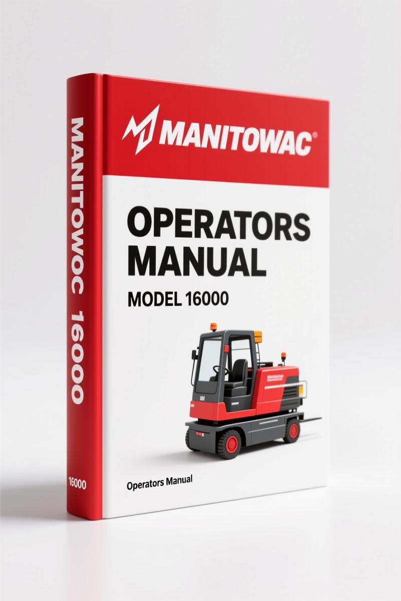 Manitowoc 16000 2010 Operators Manual – OEM Safety & Specs