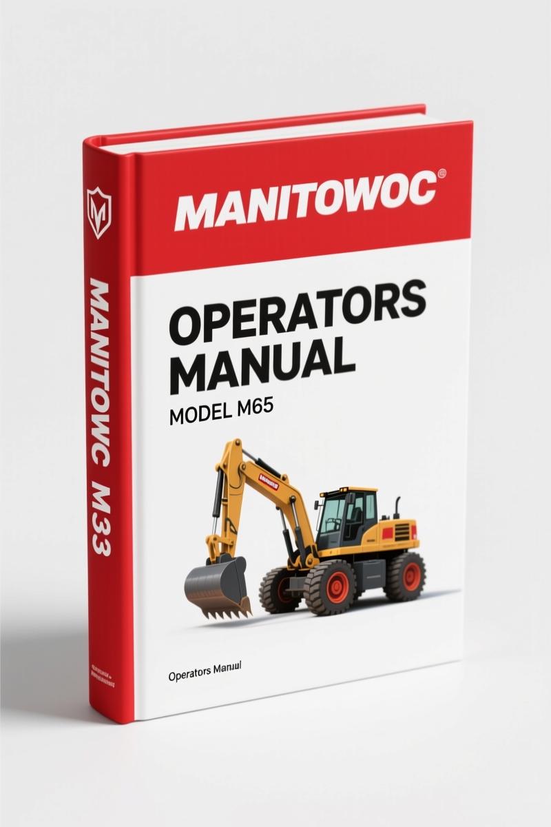 Manitowoc M50, M65, M85 1992 Operators Manual – OEM Specs