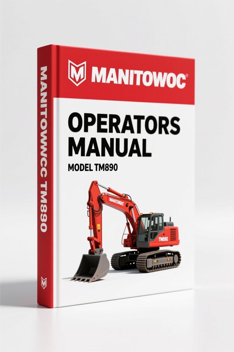 Manitowoc TM890 1980 Operators Manual – Factory Safety & Operational Specs