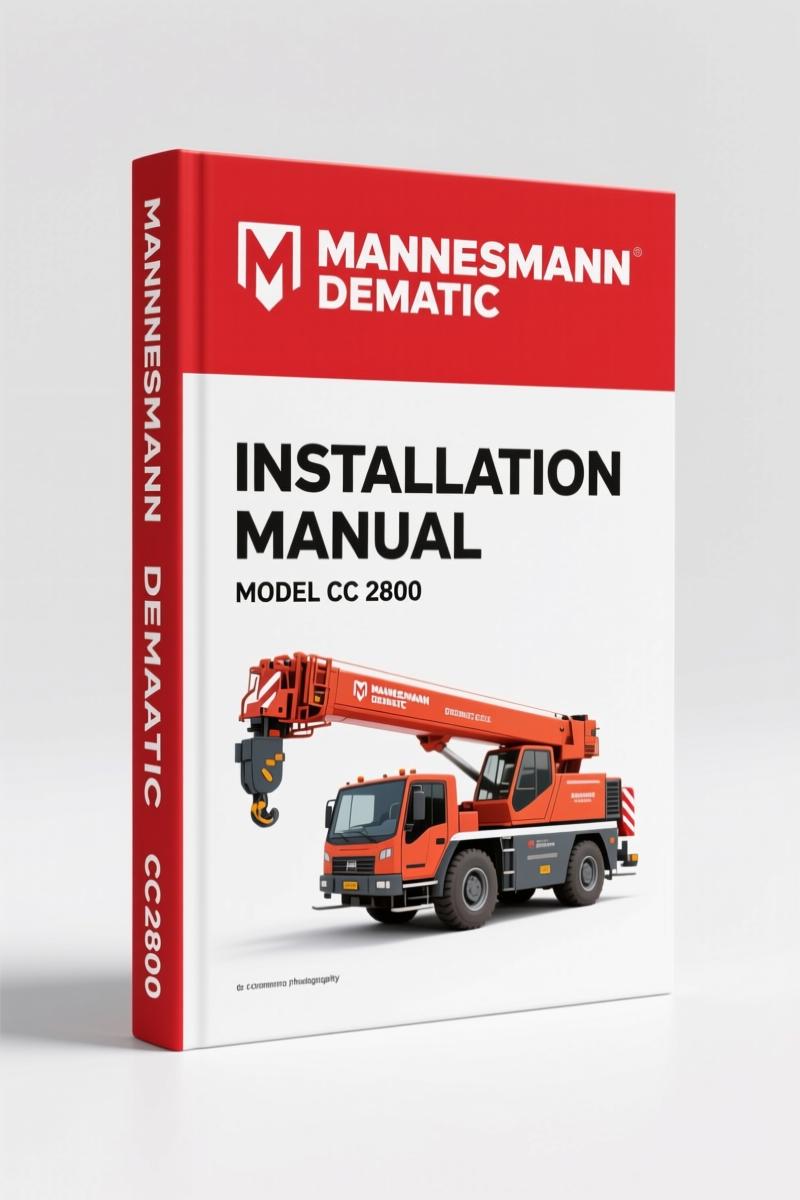 Mannesmann Dematic CC 2800 Installation Manual – 436 Pages of Factory Crane Specs