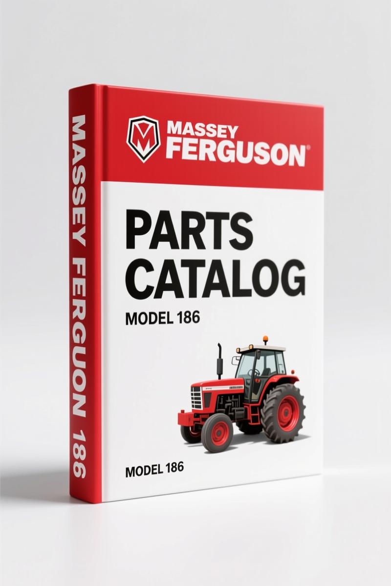 Massey Ferguson 186 Parts Catalog – 299 Pages OEM Factory Specs