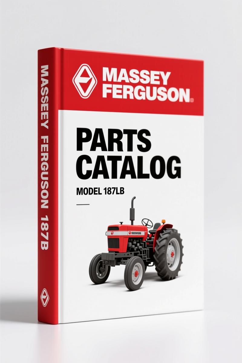Massey Ferguson 187LB 2004 Parts Catalog – 422 Pages OEM Factory Data