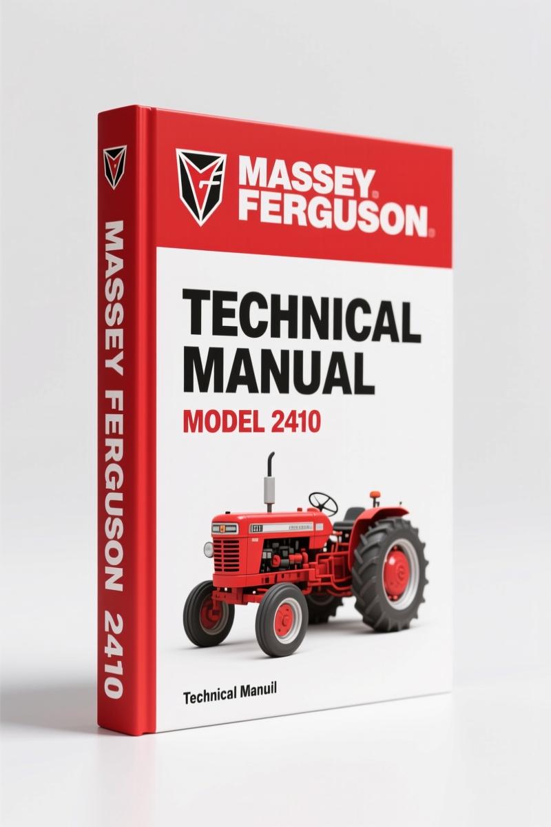 Massey Ferguson 2405, 2410, 2415 Technical Manual – 255-Page Parts Catalog