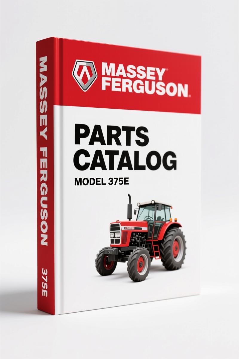 Massey Ferguson 375E 2000 Parts Catalog – OEM Factory Specs
