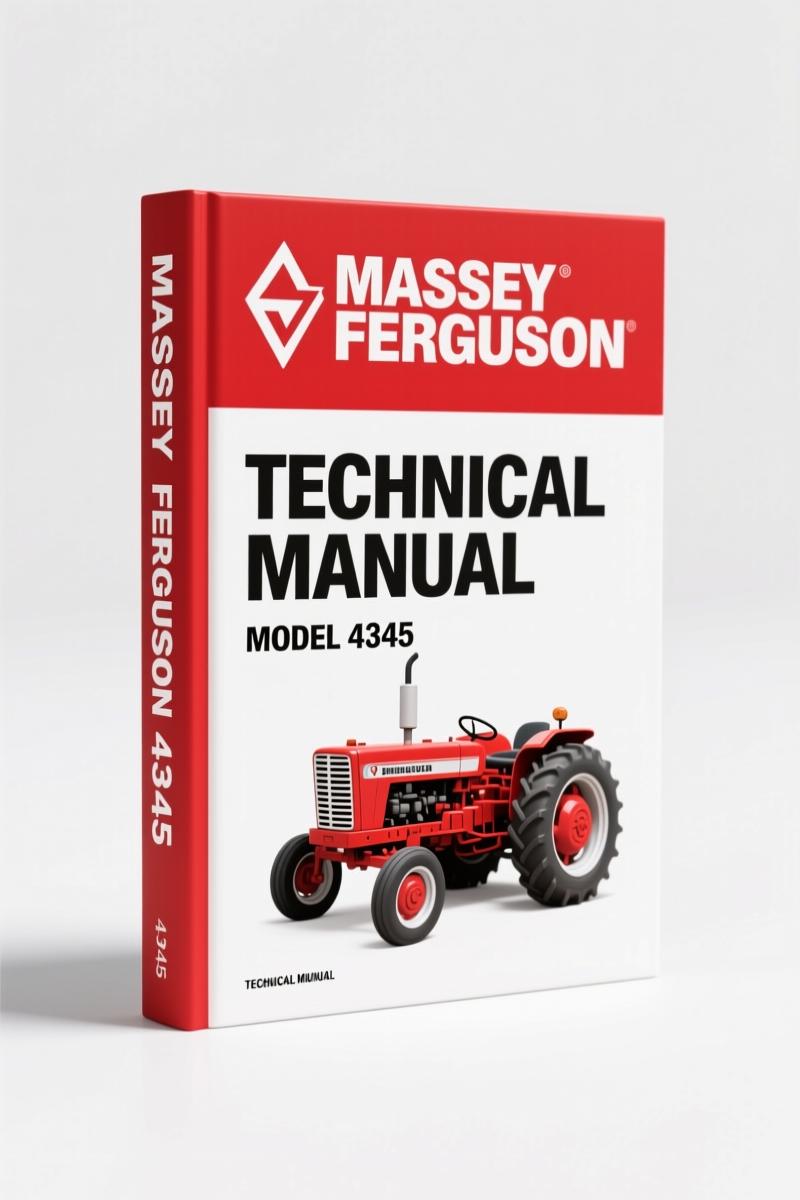 Massey Ferguson 4345, 4355 2001 Parts Catalog – 1259 Pages OEM