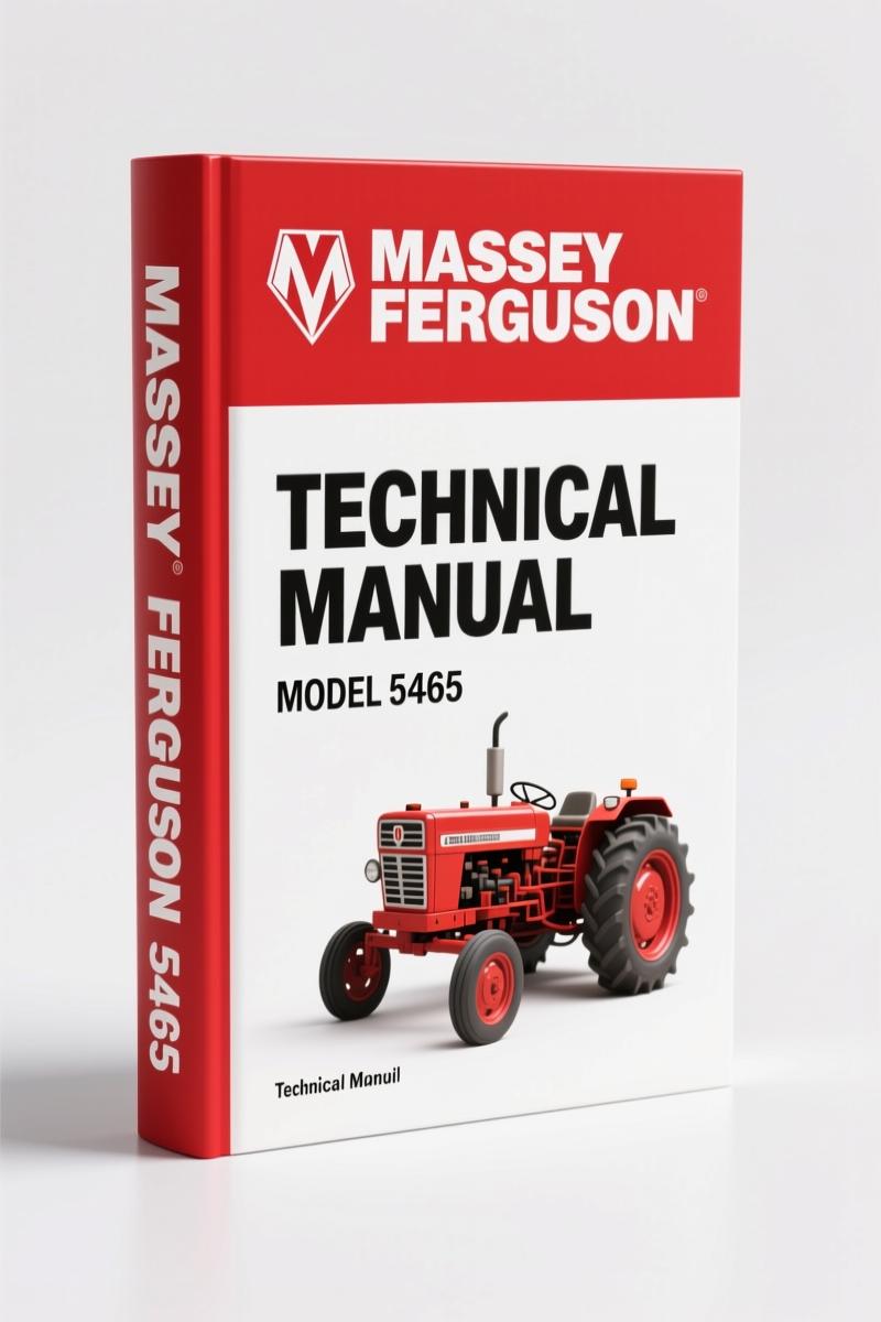Massey Ferguson 5465 2003 Technical Manual – 527-Page Parts Catalog