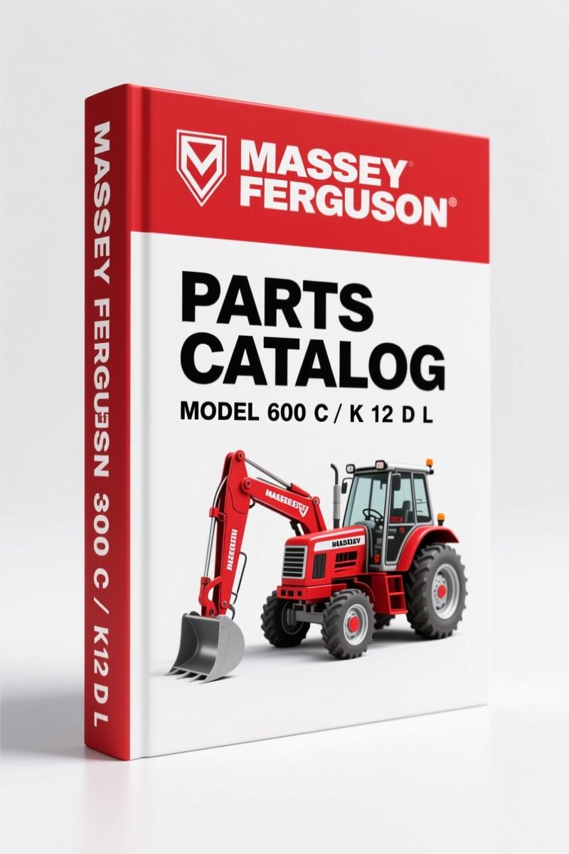Massey Ferguson 600 C, K 12 d L Parts Catalog – 485 Pages OEM Factory