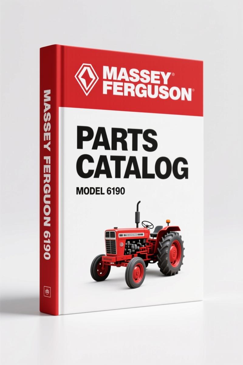 Massey Ferguson 6190 1999 Parts Catalog – 674 Pages OEM Factory Data