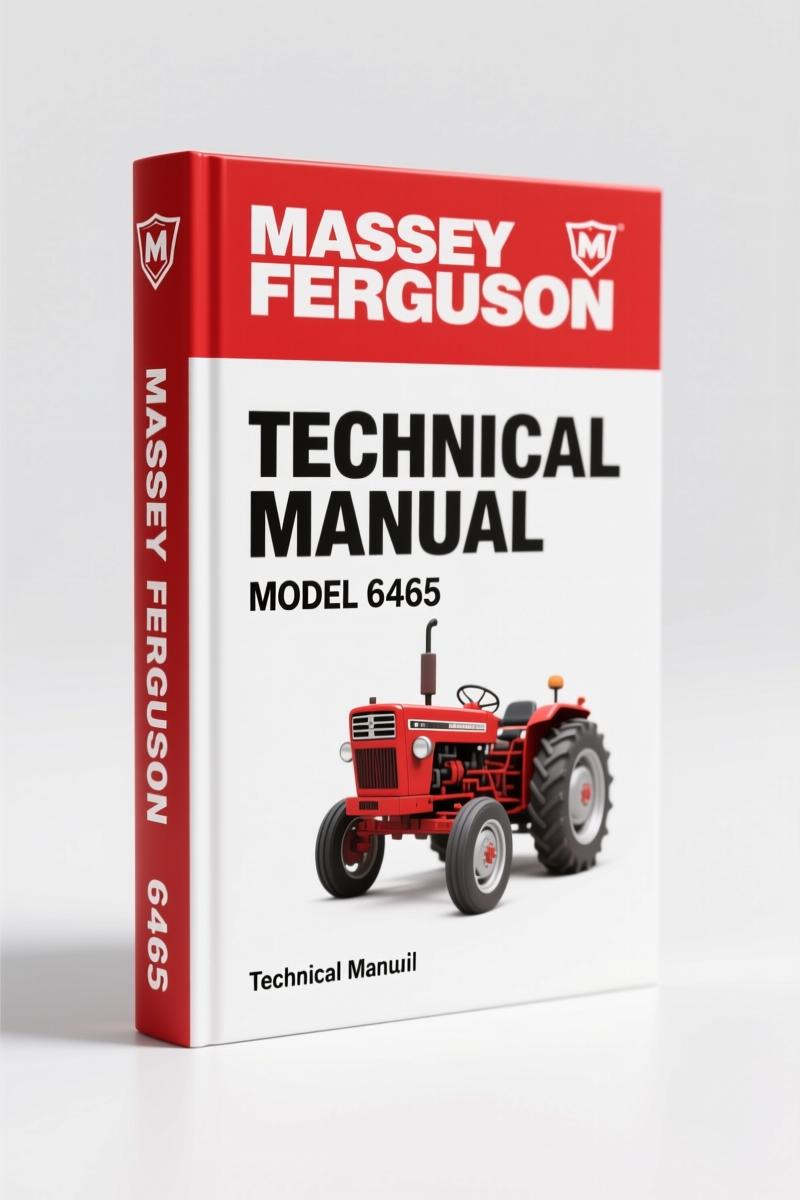 Massey Ferguson 6465, 6475, 6480 2003 Technical Manual
