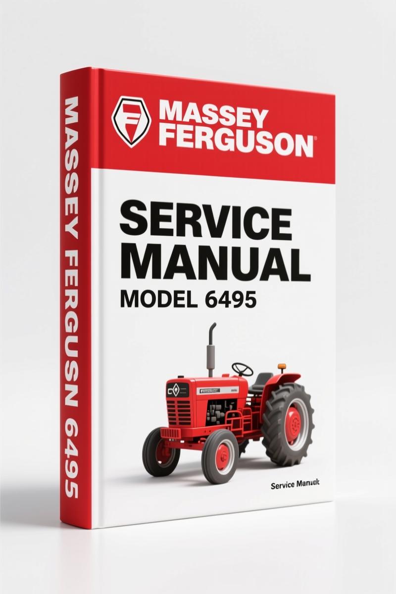 Massey Ferguson 6495 Service Manual – 539 Pages of Factory Parts Data