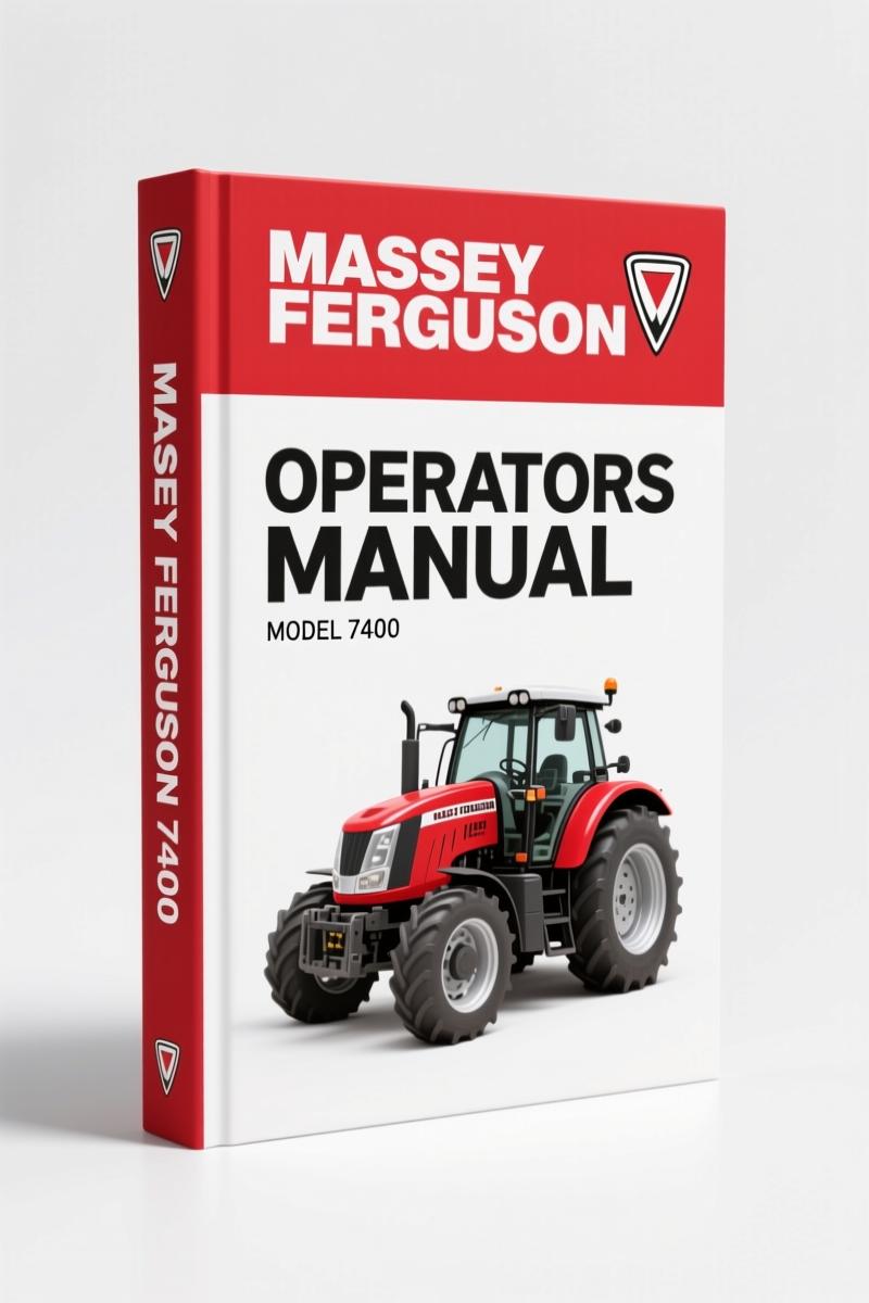 Massey Ferguson 7400 2005 Workshop Manual – Factory Specs