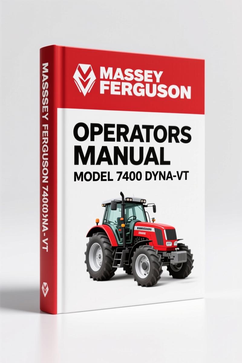 Massey Ferguson 7400 Dyna-VT 2006 Operators Manual – OEM Specs