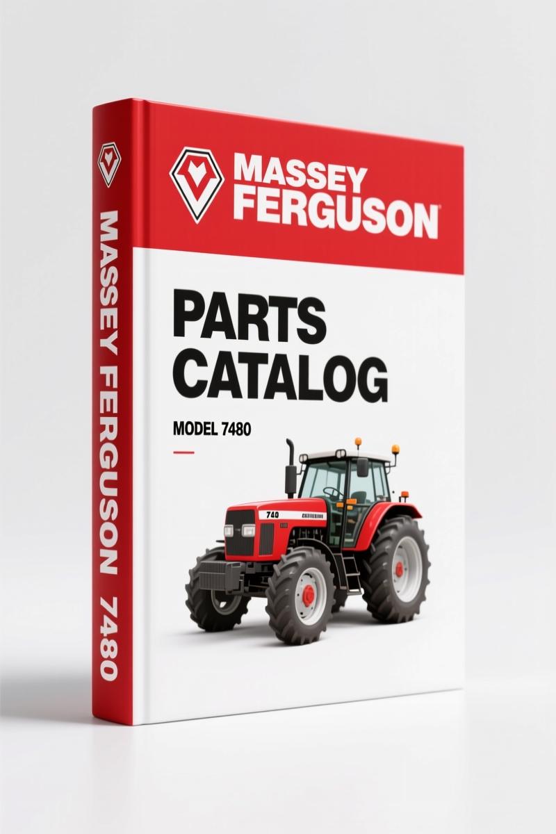 Massey Ferguson 7465 7475 7480 2003 Parts Catalog – 477 Pages OEM