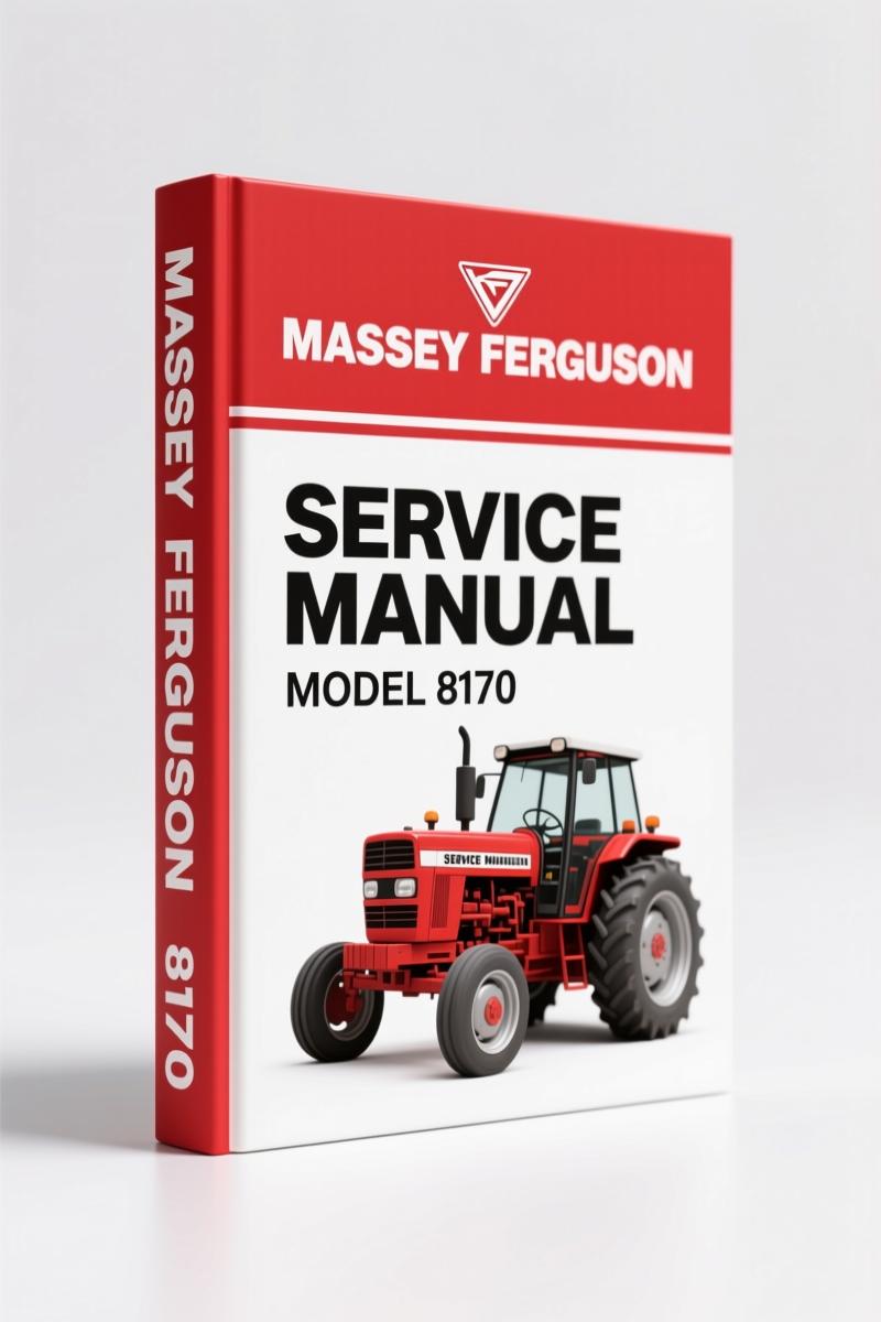 Massey Ferguson 8170 Service Manual – 548 Pages Factory-Certified Repair Documentation