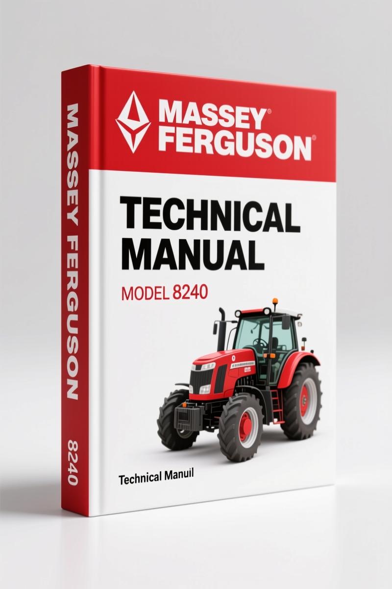Massey Ferguson 8240 Technical Manual – 699 Pages OEM Specs