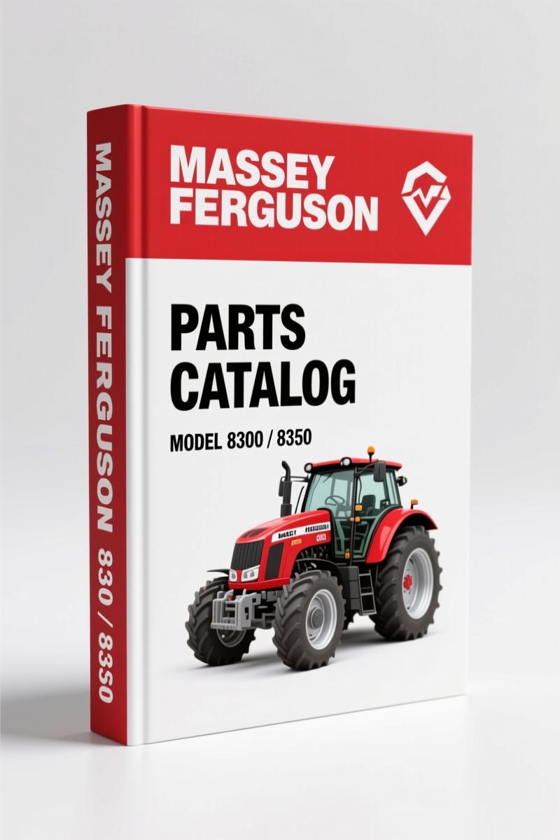 Massey Ferguson 8300, 8350 2007 Parts Catalog – 662 Pages OEM
