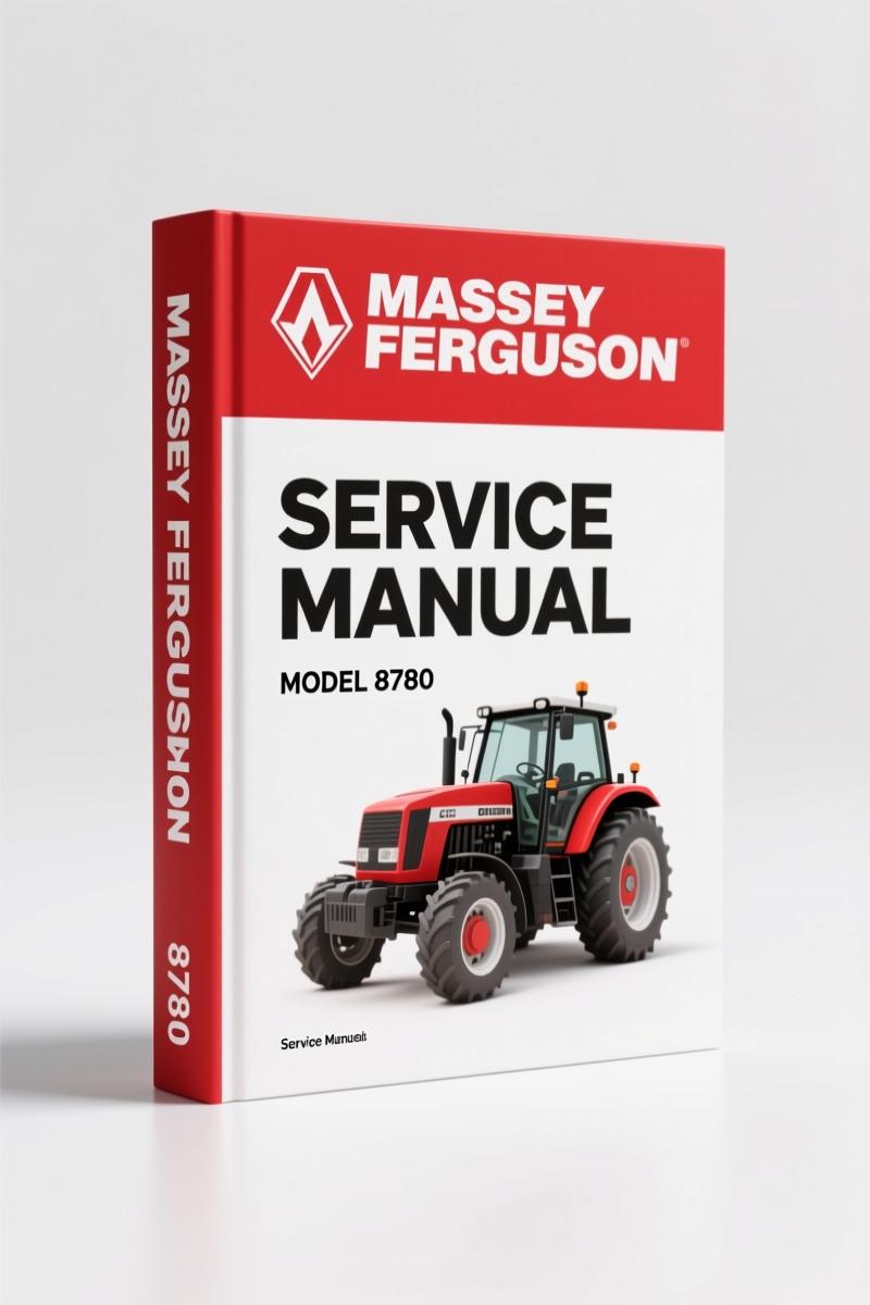 Massey Ferguson 8780 2001 Service Manual – 521 Pages Parts Catalog