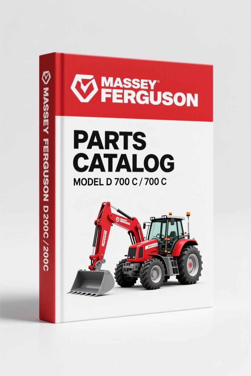 Massey Ferguson D 700 C, 700 C 1976 Parts Catalog – 1007 Pages Factory Data