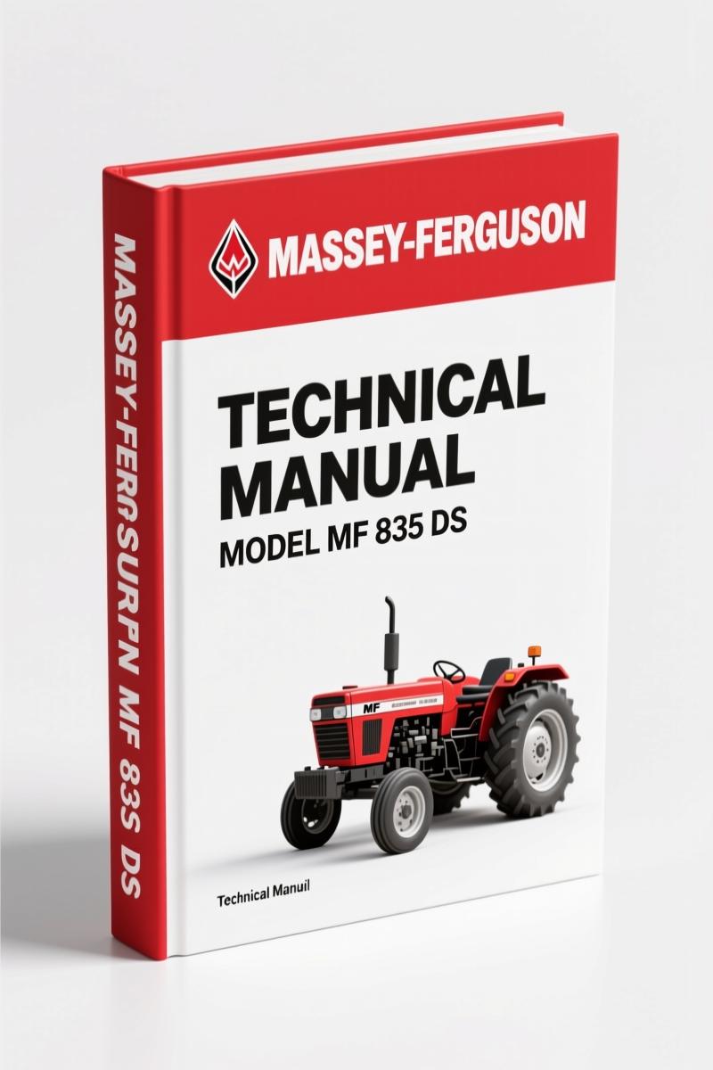 Massey-ferguson MF 835 DS Technical Manual – 97 Pages OEM Specs