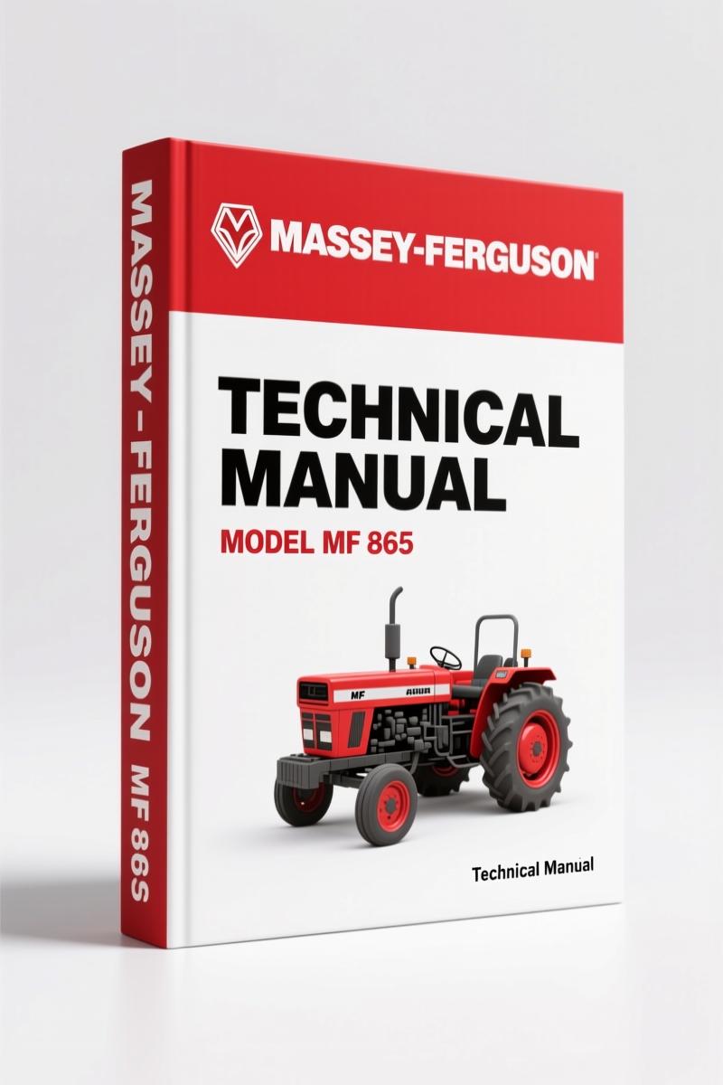 Massey-ferguson MF 865 Technical Manual – 46 Pages OEM Factory Specs