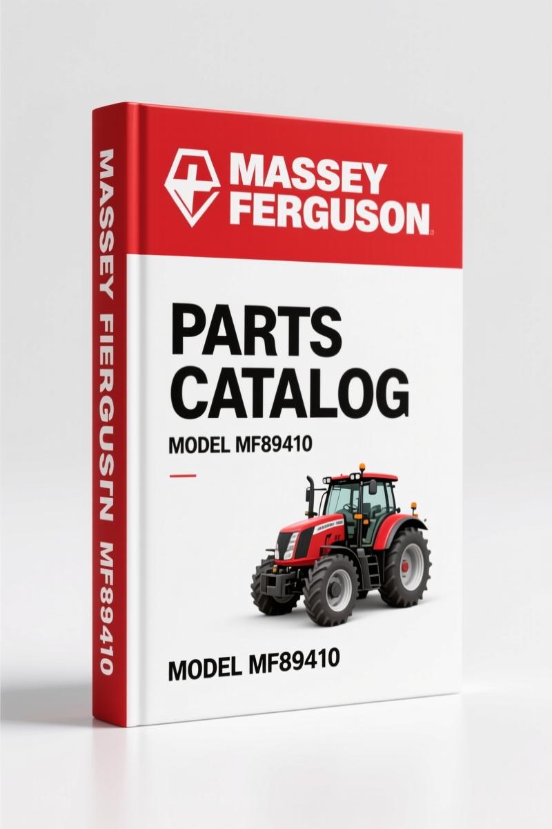 Massey Ferguson MF89410 2007 Parts Catalog – 244 Pages OEM Parts Data