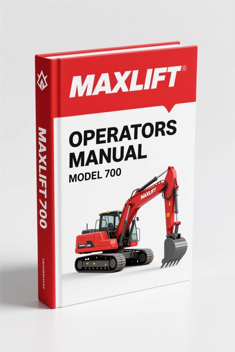 Maxlift 700 1996 Operators Manual – OEM Specs for Construction Equipment