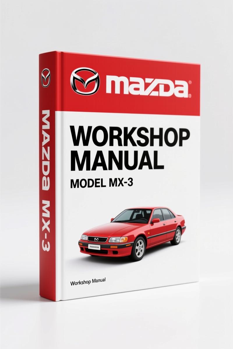 Mazda MX-3 1995 Workshop Manual – OEM Factory Service Document
