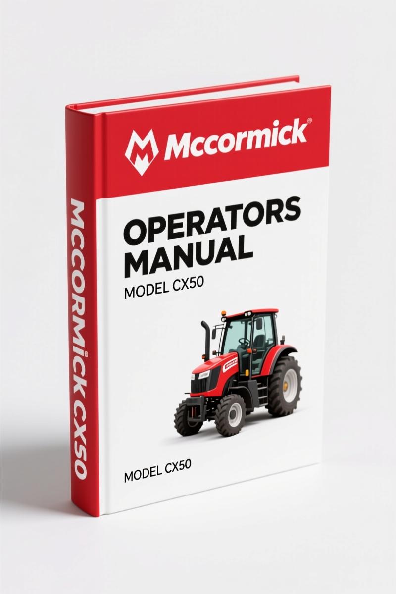Mccormick CX50, CX60, CX70, CX80, CX90 2001 Operators Manual – OEM Specs