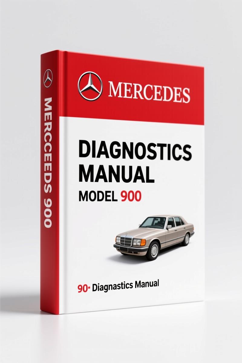 Mercedes 900 Diagnostics Manual 1997 OEM fault code booklet 13 pages