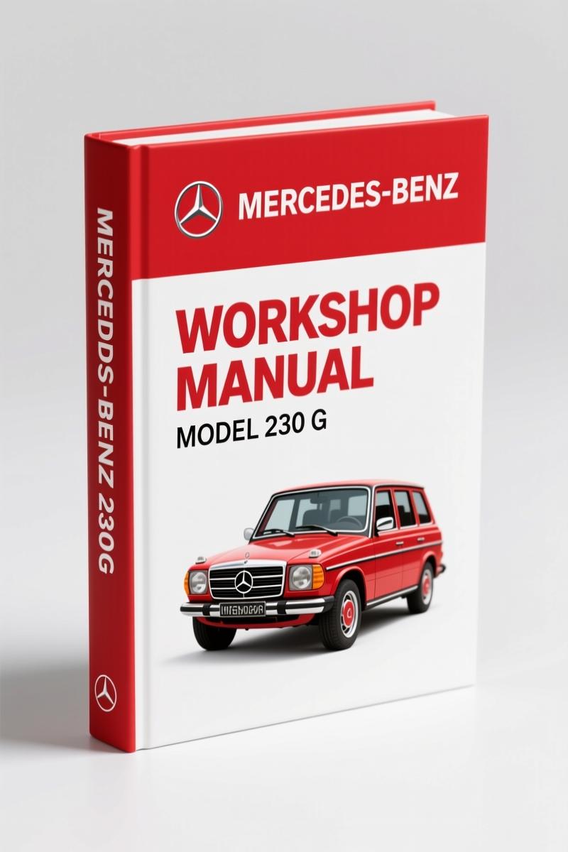 Mercedes-benz 230 G Workshop Manual – 236 Pages Factory Specs