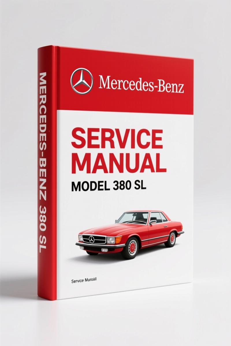 Mercedes-benz 380 SL Service Manual – 327 Pages OEM Specs