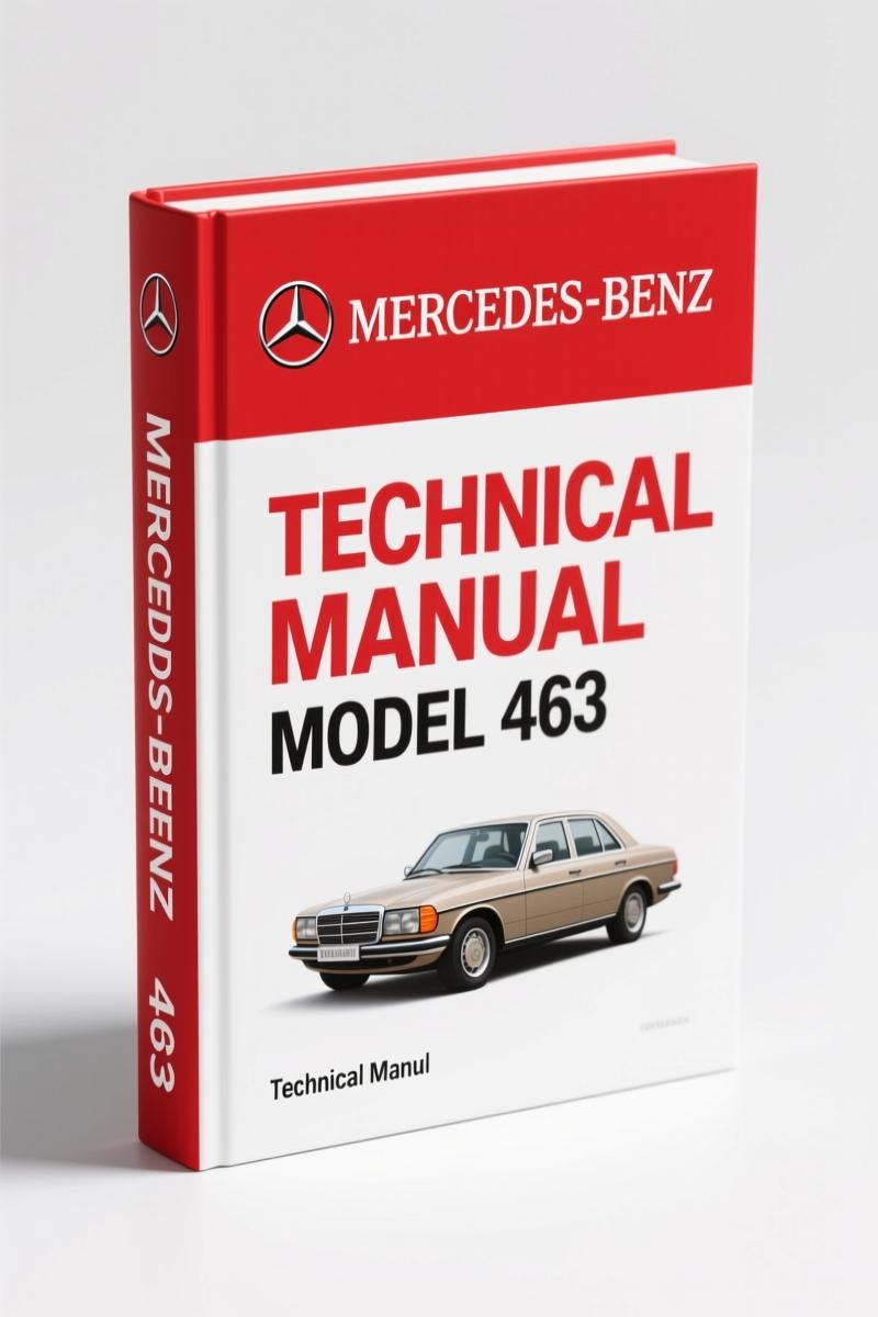 Mercedes-benz 463 2003 Technical Manual – Component Location Reference