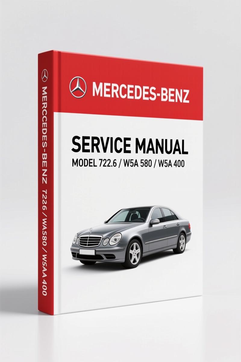 Mercedes-benz 722.6 W5A 580 2004 Service Manual – 93 Pages