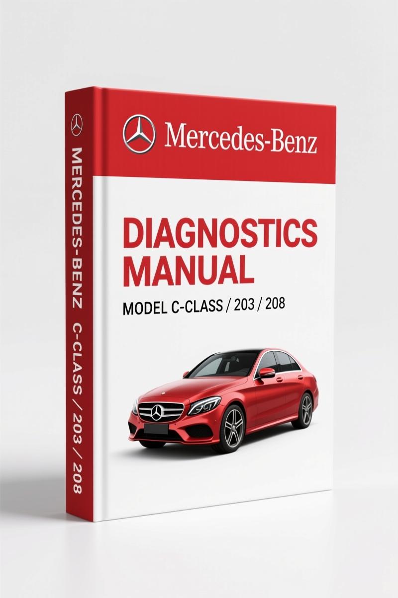 Mercedes-benz C-Class 203 208 202 220 2008 Diagnostics Manual – 19 Pages