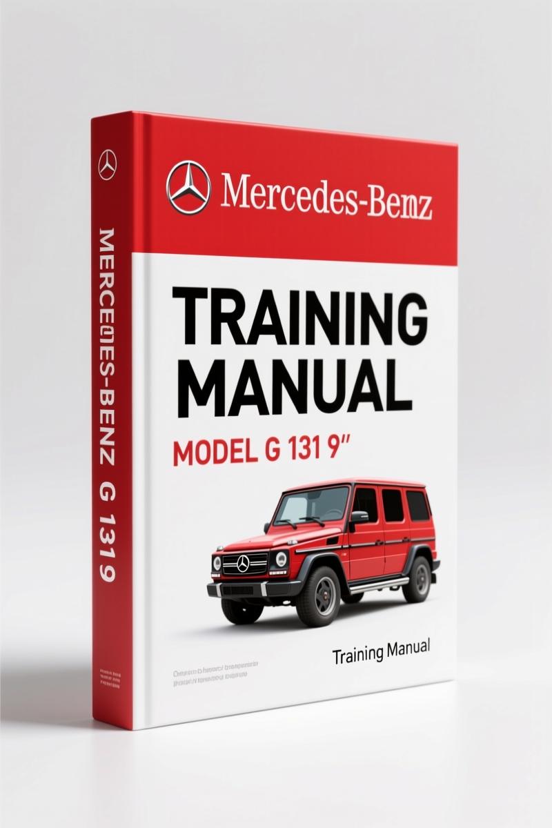 Mercedes-Benz G 221/9 G 131/9 Training Manual – Factory Gearbox Specs