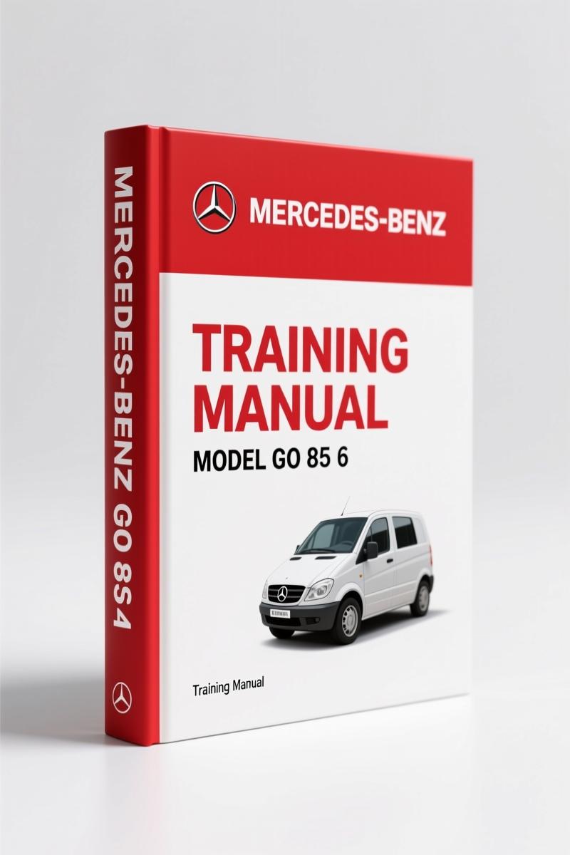 Mercedes-benz GO 60/6, GO 85/6, GO 110/6 Training Manual – Factory Transmission Specs