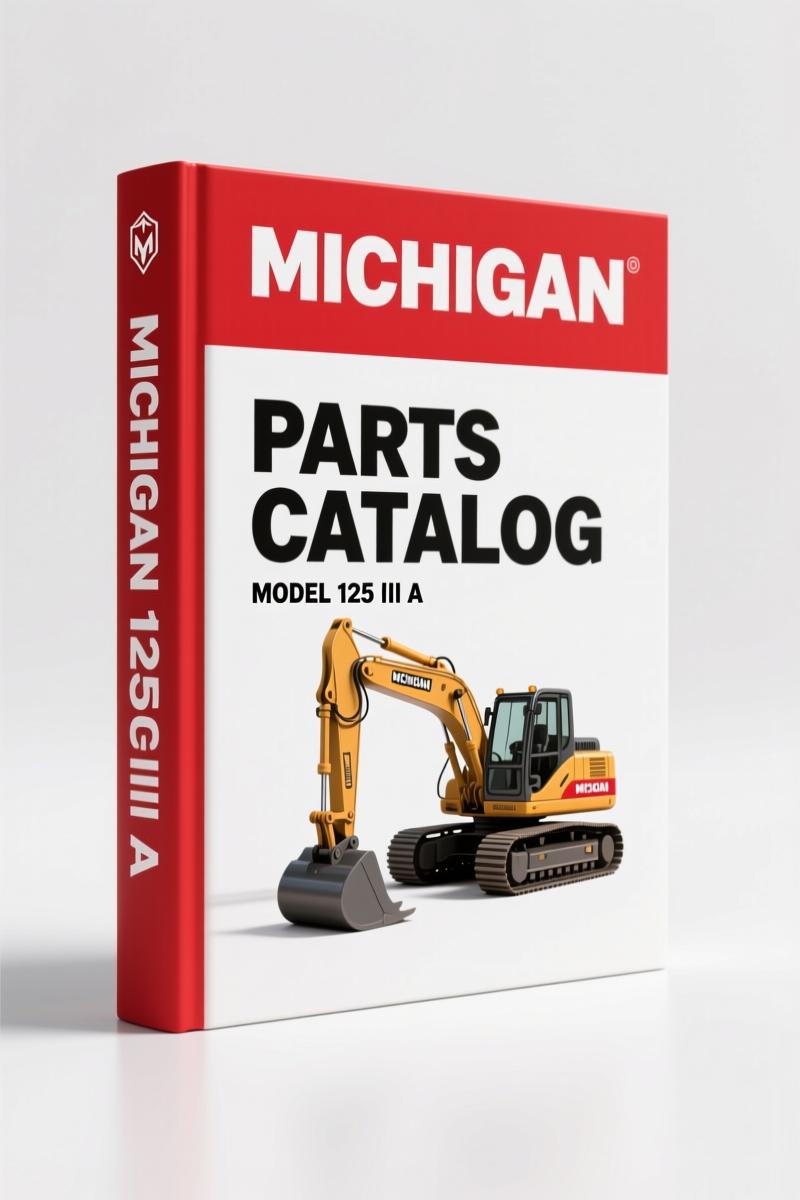 Michigan 125 III A 1968 Parts Catalog – 104 Pages OEM Exploded Views