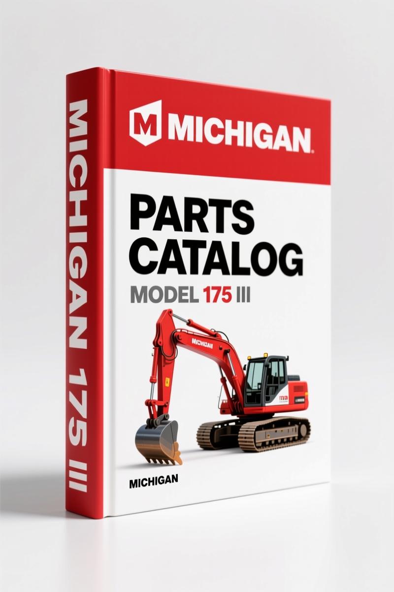 Michigan 175 III 1972 Parts Catalog – 152 Pages OEM Exploded Views