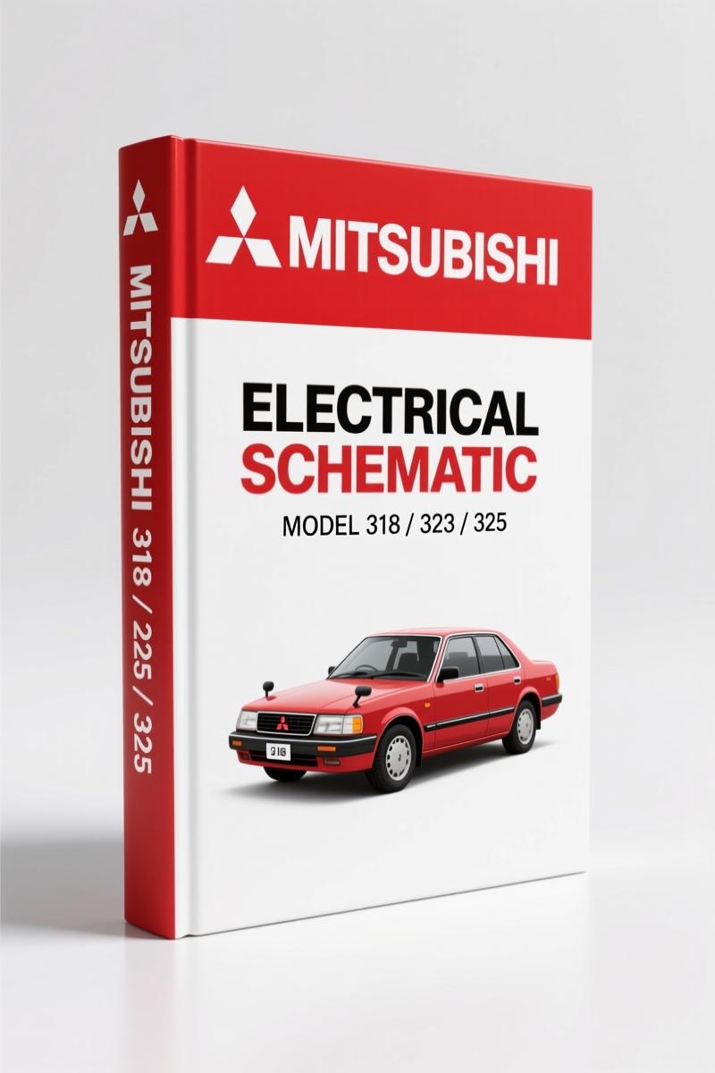 Mitsubishi 318, 323, 325 Electrical Schematic – 104 Pages Factory Circuit Diagrams