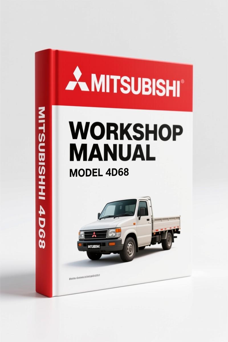 Mitsubishi 4D68 1992 Workshop Manual – Factory Engine Specs