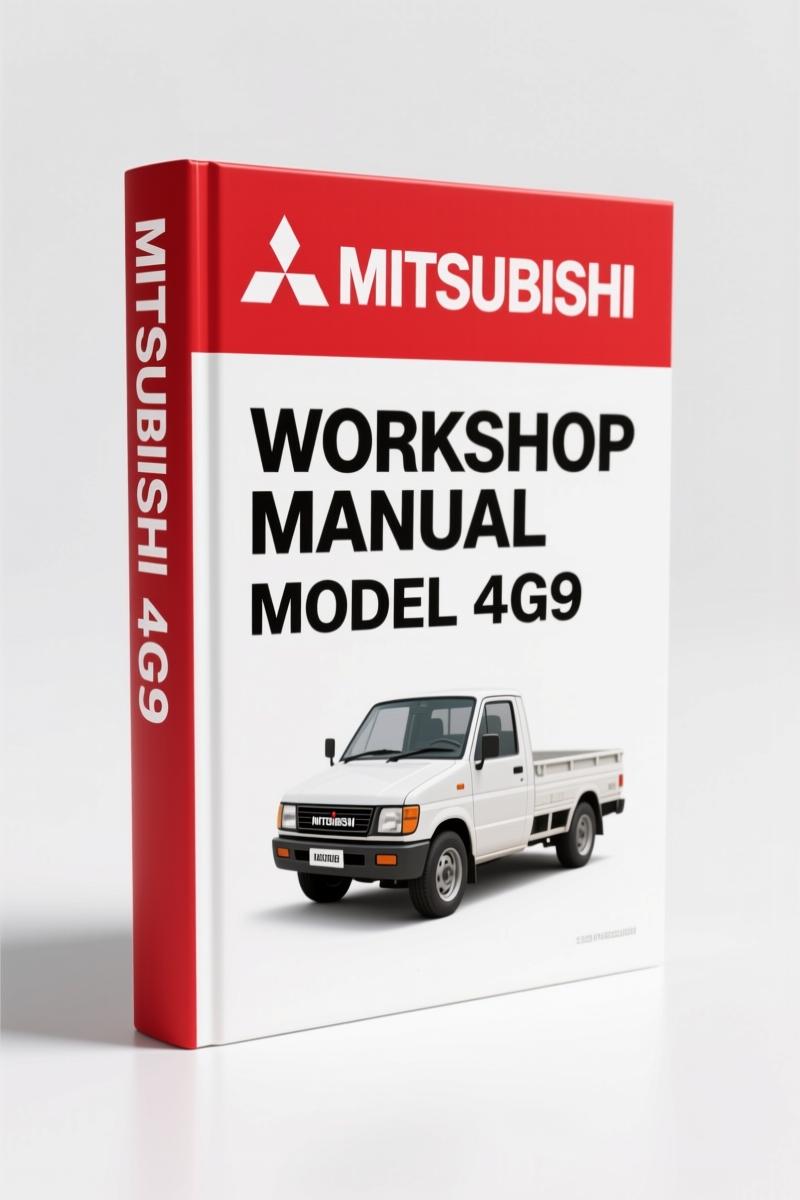 Mitsubishi 4G9 1996 Workshop Manual – Factory Engine Specs for 4G9 Series