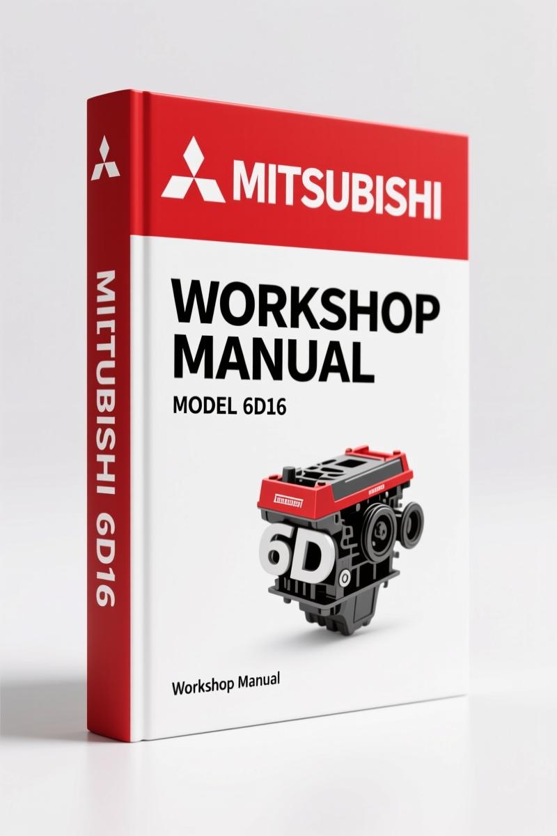 Mitsubishi 6D14-T, 6D14, 6D15-T, 6D16, SK330 2001 Workshop Manual – 335 Pages of Factory Specs