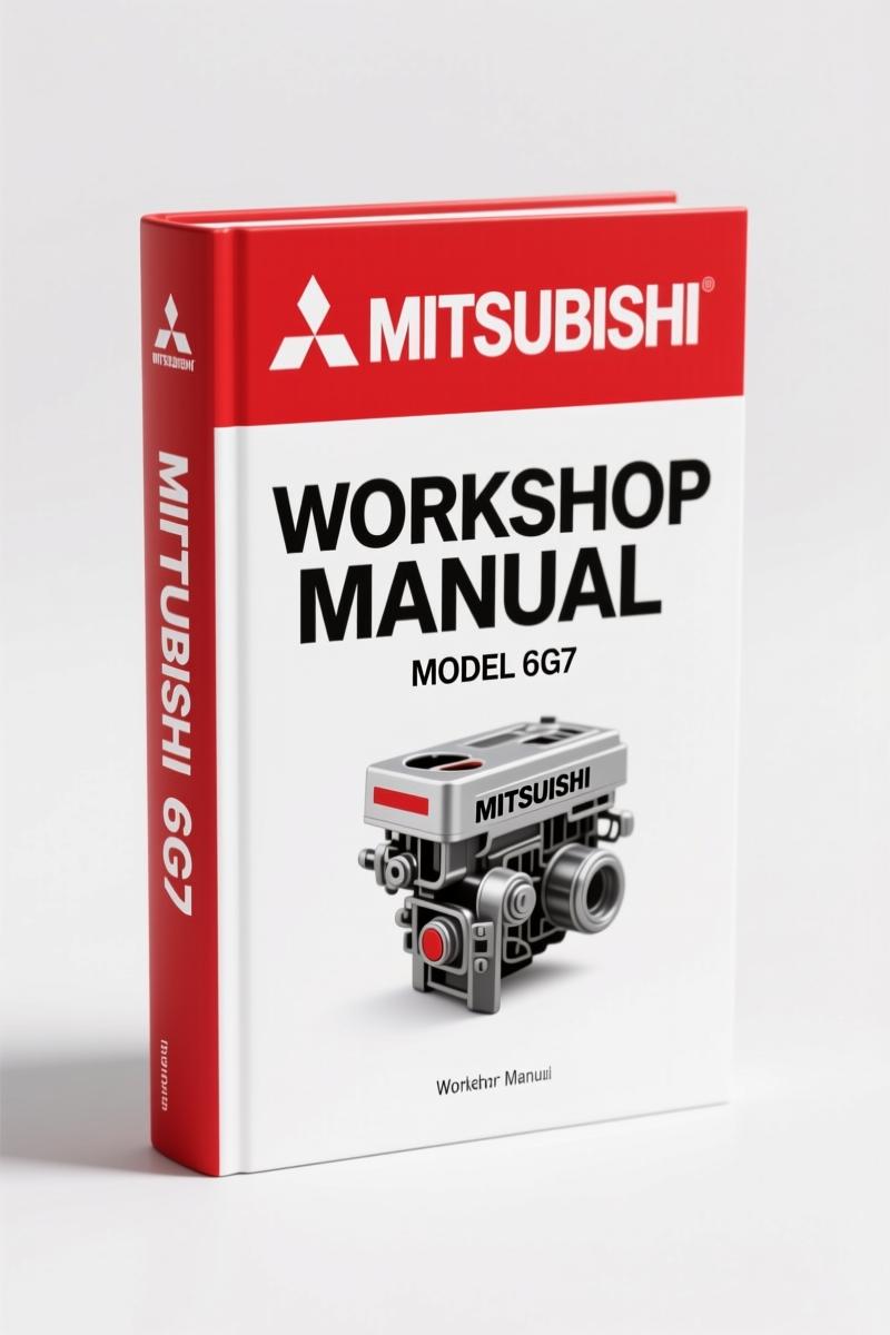 Mitsubishi 6G7, 4D5, 4M4 engine cooling service manual – factory specification document for 2001-2003 models
