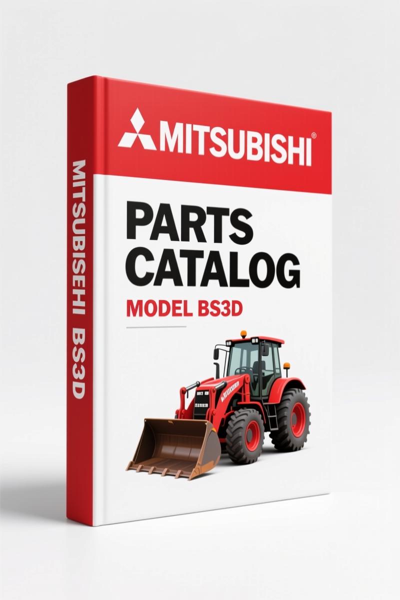 Mitsubishi BS3D Parts Catalog – OEM Diagrams for Tractor Shovel