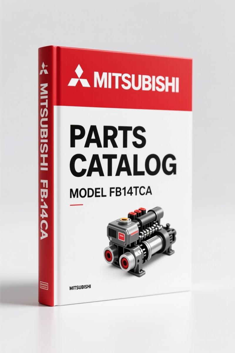 Mitsubishi FB10TCA, FB14TCA, FB15TCA, FB18TCA Parts Catalog – 301 Pages