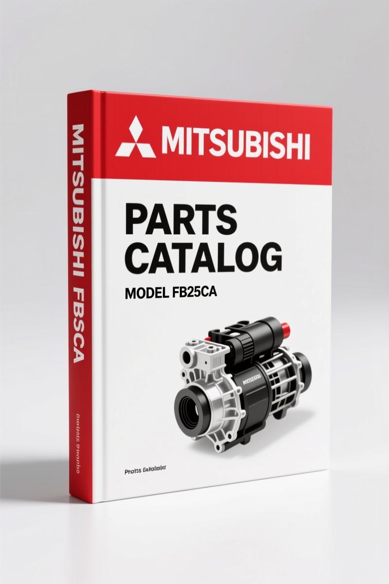 Mitsubishi FB20CA, FB25CA, FB28CA, FB30CA Parts Catalog – 451 Pages