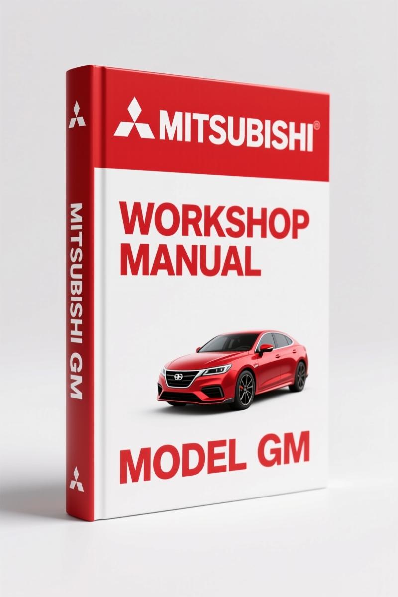 Mitsubishi GM 2001 Workshop Manual – Factory Specs for Engine Maintenance