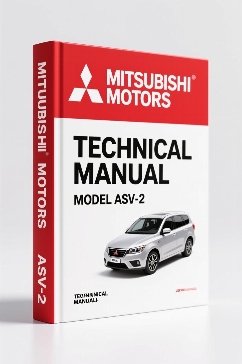 Mitsubishi Motors ASV-2, PAJERO, LANCER EVOLUTION VII 2001 Technical Manual – 92 Pages